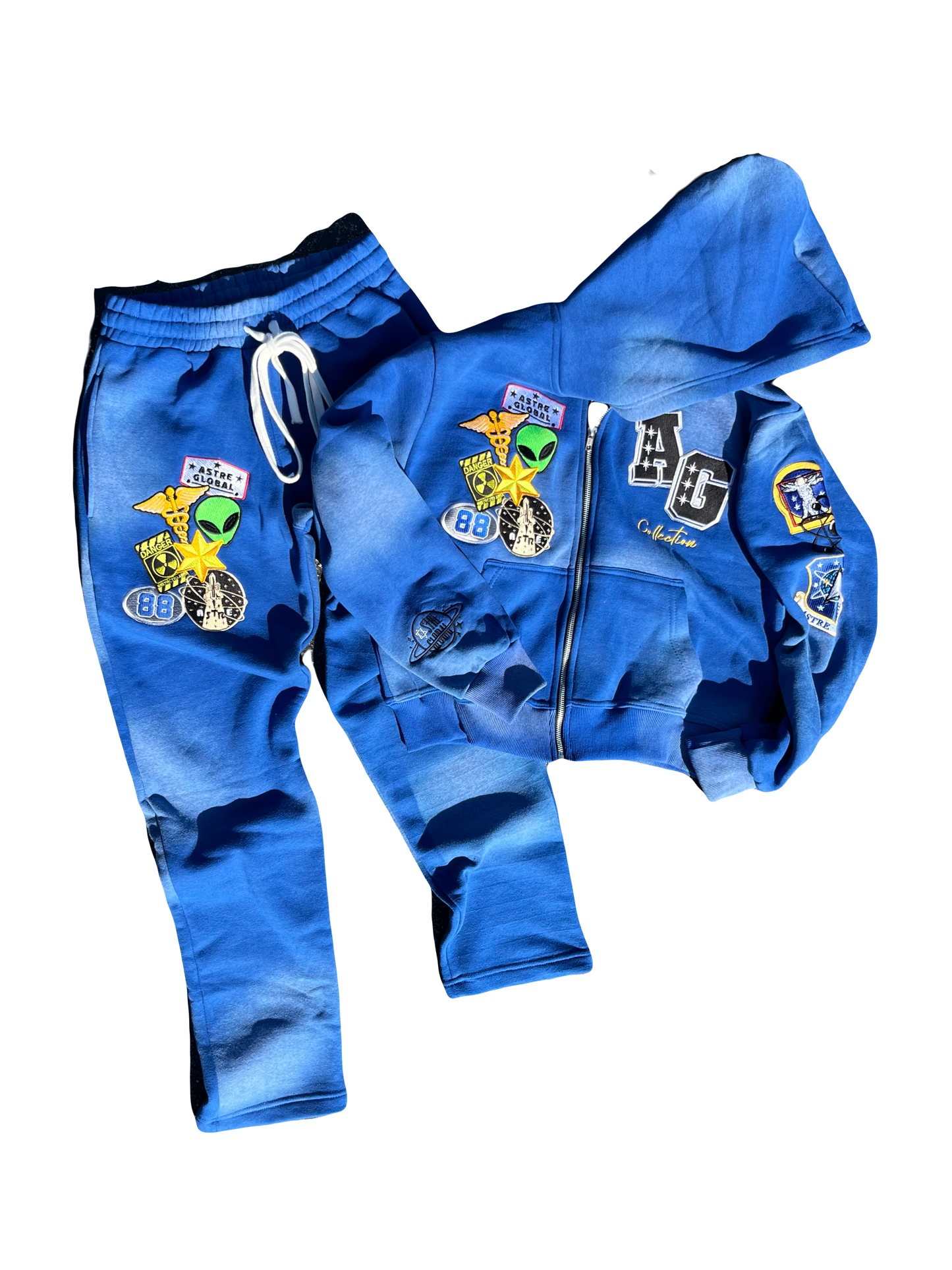 Blue Galaxy Guardian Sweatsuit