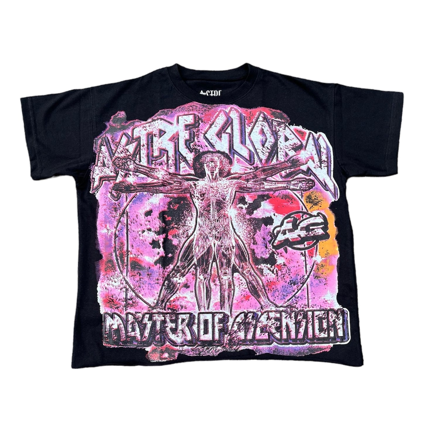 Black "Vitruvian" Tee