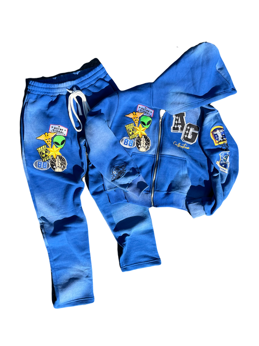 Blue Galaxy Guardian Sweatsuit