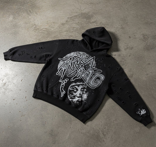 BLACK ASTRAL HOODIE (PRE ORDER)