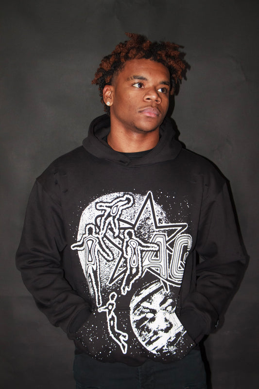 BLACK ASTRAL HOODIE (PRE ORDER)